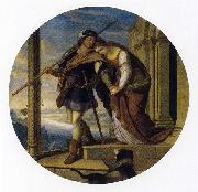 Julius Schnorr von Carolsfeld Siegfried's Departure from Kriemhild painting